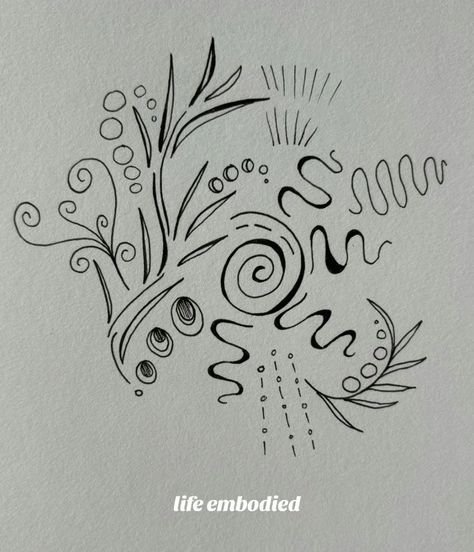 Simple Boho Drawings, Boho Sketches Simple, Earthy Drawing Ideas, Earthy Doodles, Earthy Drawings, Tree Of Life Drawing, Green Tattoo, Mystical Tattoos, Boho Tattoos