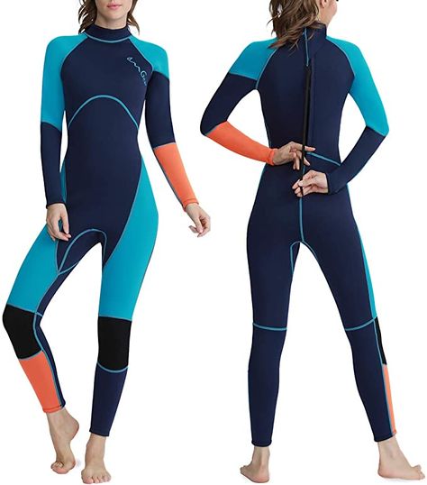 Amazon.com: OMGear Wetsuit Men Women 3mm Neoprene Full Body UV Protection One Piece Long Sleeves Scuba Diving Suits Back Zipper Swimsuit for Scuba Diving Surf Snorkeling Swimming : Sports & Outdoors Scuba Diving Suit, Zipper Swimsuit, Wetsuit Men, Diving Suit, Womens Wetsuit, Swimming Diving, Body Warmer, Character Designs, Scuba Diving