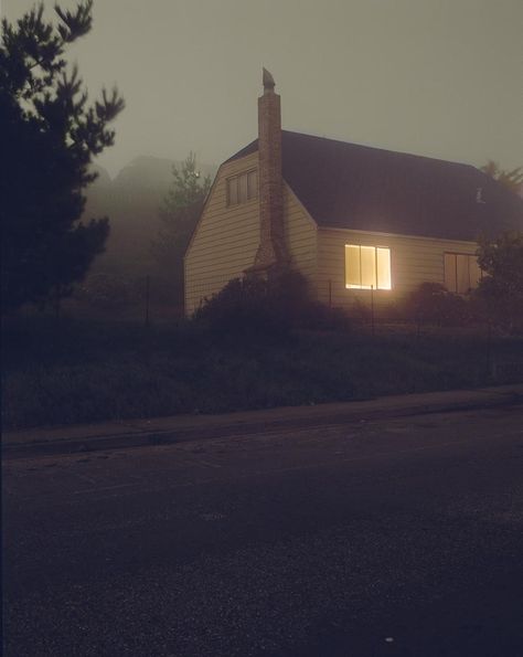 Todd Hido, This Side Of Paradise, American Gothic, The Fog, Story Inspiration, Retro Aesthetic, Urban Landscape, Photography Inspo, Night Photography