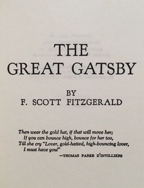 𝕴𝖈𝖊𝖑𝖆𝖓𝖉 𝕱𝖔𝖝 Great Gatsby Quotes, Gold Hats, F Scott Fitzgerald, Dead Poets Society, The Secret History, The Great Gatsby, Great Gatsby, Classic Literature, Dracula