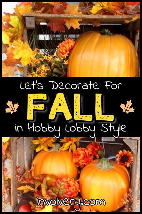 Fall Decor Hobby Lobby Ideas, Hobby Lobby Fall Mantle Decor, Hobby Lobby Decor 2023, Hobby Lobby Fall Decor Ideas 2023, Fall Crate Ideas, Hobby Lobby Fall Decor 2023, Decorating Baskets Ideas, Fall Hearth Decor Ideas, Fall Fireplace Mantle Decor