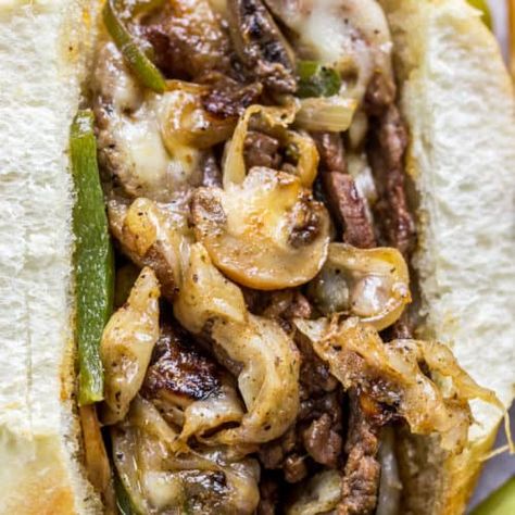 Philly Cheesesteak Sandwich Recipe - Valentina's Corner Cube Steak Sandwich Recipes, Cube Steak Sandwich, Broil Recipes, Cheese Steak Sandwich Recipe, Steak Peppers, Philly Cheese Steak Sandwich, Cheesesteak Sandwich, Steak Sandwich Recipes, Philly Cheese Steak Recipe