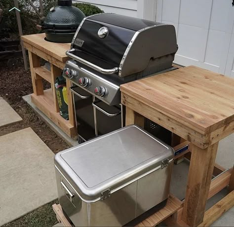 Grill Backyard, Patio Plan, Outdoor Grill Area, Outdoor Bbq Area, Outdoor Grill Station, Bbq Table, Modern Outdoor Kitchen, Grill Table, Outdoor Kitchen Decor