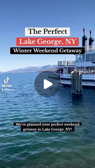 I LOVE NEW YORK on Instagram: "We’ve planned your perfect weekend getaway in Lake George, NY!

🎥: @thelogjam, @bennymikes, @lakegeorgearea, @lakegeorgewintersdream" Winter Weekend Getaway, Lake George New York, I Love New York, Lake George Ny, New York Winter, Lake George, Weekend Trips, Weekend Getaway, Weekend Getaways