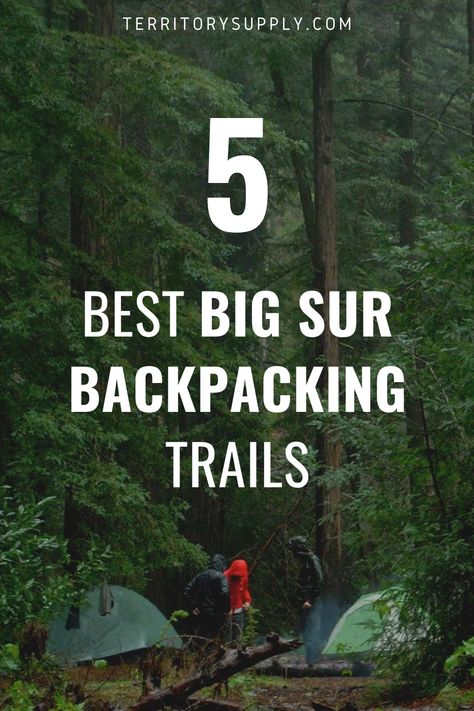 With panoramic coastal views, backcountry camps aplenty, and towering groves of those famous redwoods, it’s hard not to fall in love with this slice of central California. Check out our guide to the top 5 backpacking trails in Big Sur. Backpacking Panama, Backpacking Trails, Vietnam Backpacking, Backpacking India, Backpacking South America, Backpacking Trips, Australia Backpacking, Camping Inspiration, California Hikes