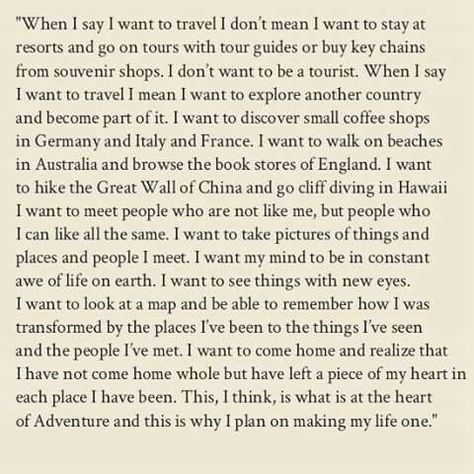 I LOVE THIS. This is such a perfect paragraph. It's given me words. #travel English Paragraph, Safe Travels Quote, Paragraphs For Him, Dream Diary, Paragraph Writing, Script Writing, I Want To Travel, Learn English Words, Safe Travel