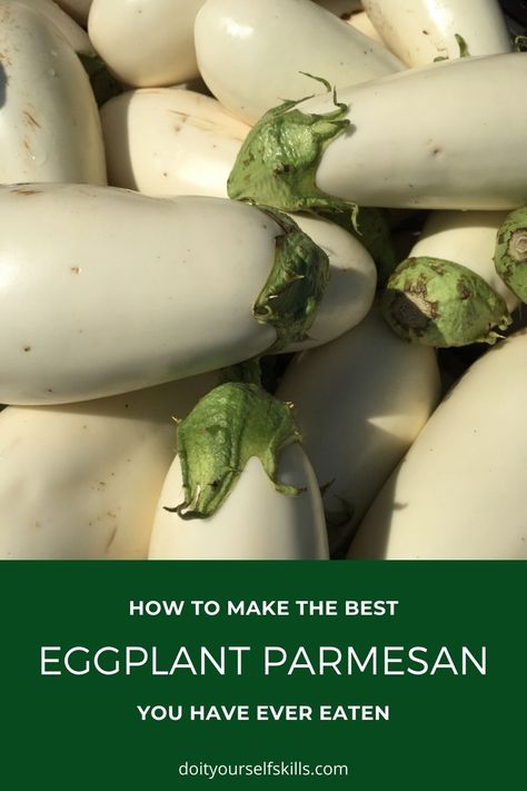 White Eggplant Parmesan, Ivory Eggplant Recipes, White Eggplant Recipes Easy, White Eggplant Recipes, White Eggplant, Eggplant Pasta, Eggplant Recipes Easy, Eggplant Recipes Parmesan, Easy Mediterranean Diet Recipes