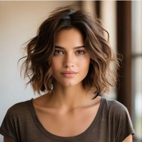 Collarbone Length Hair, Blonde Hair Transformations, Wavy Bob Hairstyles, Chin Length Hair, Short Bob Haircuts, American Beauty, Hair Transformation, Hair Dos, Bobs Haircuts