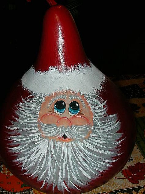 Snowman Gourds, Gorgeous Gourds, Gourds Birdhouse, Decorative Gourds, Hand Painted Gourds, Deco Nature, Gourds Crafts, Painted Gourds, Painted Ornaments