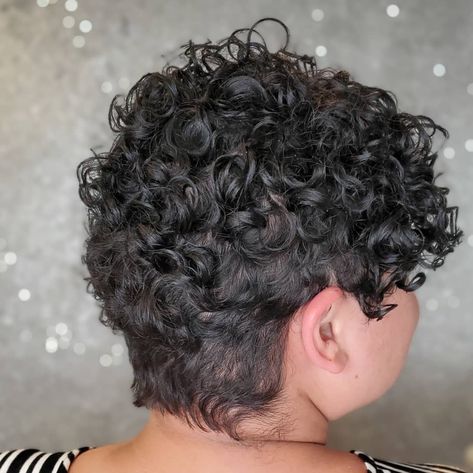 Pixie Cuts For Curly Hair, Round Face Thick Hair, Short Perms, Spiral Perm Short Hair, Short Haircuts Curly Hair, Short Haircuts Curly, Chemo Curls, Perm Short Hair, Cuts For Curly Hair