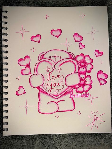 Valentines Gift For Boyfriend Drawing, Valentine’s Day Chicano Drawings, Pics To Draw For Your Boyfriend, Valentines Art Drawings, Valentines Day Drawing For Boyfriend, Valentines Chicano Art, Cute Things To Draw For Your Boyfriend For Valentines Day, Valentines Sketches Art, Cute Drawings For Letters