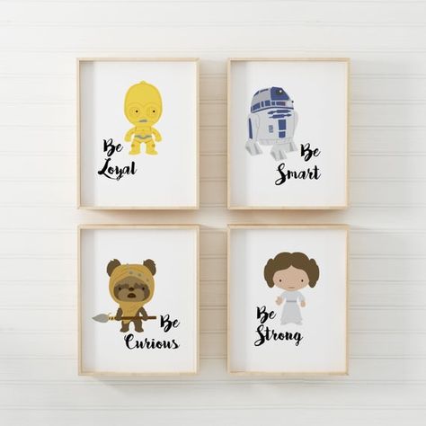 Star Wars Nursery Girl, Star Wars Nursery Art, Star Wars Nursery Decor, Star Wars Themed Nursery, Star Wars Boys Room, Star Wars Classroom, Baby Beaver, Star Wars Nursery, Baby Gender Reveal Party Decorations