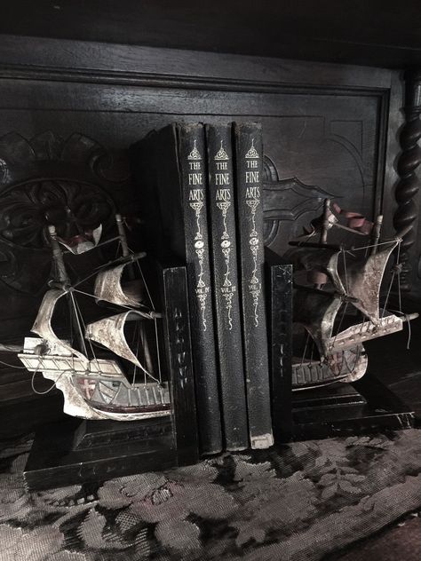 Dark Nautical Aesthetic, Dark Nautical, Vampire Beauty, Vampire Core, Diy Nautical Decor, Nautical Books, Dark Bedroom Furniture, Male Vampire, Nautical Interior