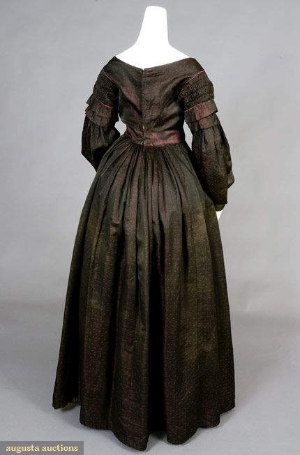 Romanticism Fashion, 1800s Dresses, 1830s Fashion, Augusta Auctions, 19th Century Clothing, Romantic Era, Romantic Period, 1800s Fashion, Historic Clothing