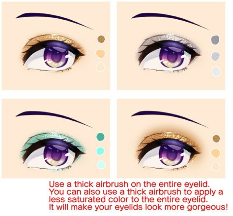 How To Draw Eyeshadow Digital, Eyeshadow Drawing, Eyeshadow Art, Cute Eyeshadow Looks, Color Eyeshadow, Drawing Inspo, Bluish Green, Body Drawing, Eyeshadow Looks