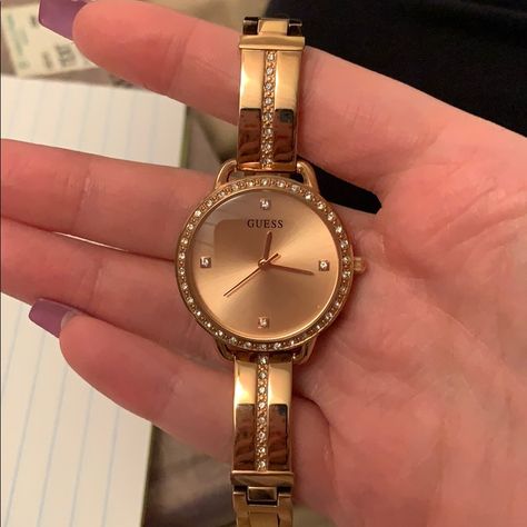 Female Guess Watch Bought From Guess Store Brand New, Worn Once. Comes With All Links, Can Change Size. Guess Watches Women, Guess Women Watches, Guess Watches, Guess Watch, Girls Watches, 2024 Vision, Women Wrist Watch, Accessories Watches, Womens Watches