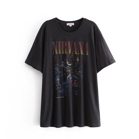 6490791e7abf6b29a381288cc23a8223desc54341015ri Nirvana Print, Nirvana Tshirt, Character Customization, Nirvana Shirt, Character Styles, Grunge Shirt, Shopping Clothes, Inspiration Aesthetic, Party Dress Long Sleeve