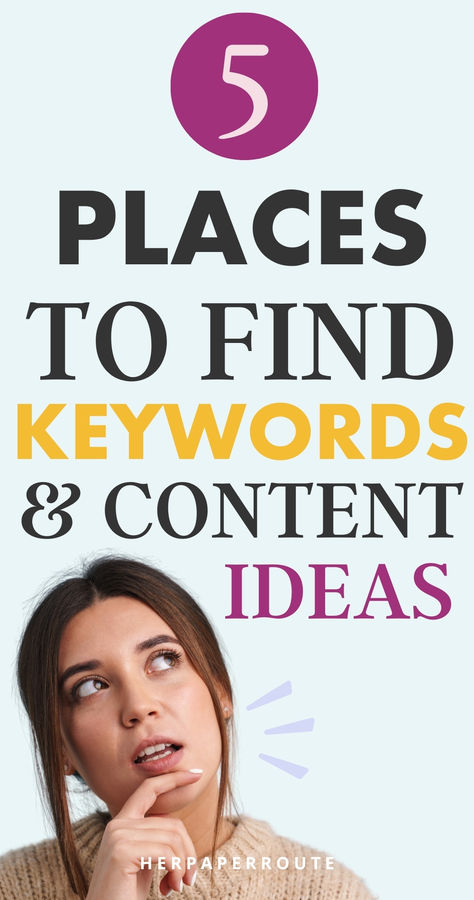 It can be difficult to consistently come up with content ideas. It can also feel overwhelming when you see other creators pumping out content daily.  How do they always know what to talk/blog about? Well, the secret is that most creators don't come up with every idea off the top of their heads every day, rather, they use keyword and search tools to keep them inspired. Here are a few places to get content ideas, which can give you endless inspiration for your own content. Daily Content Ideas, Of Content Ideas, Work From Home Careers, Blogging Inspiration, Blog Strategy, Blogger Tips, Writing Blog Posts, Content Ideas, Run Out