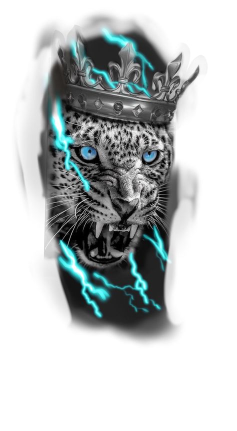 Native American Wolf Tattoo, Tiger Eyes Tattoo, Lion Forearm Tattoos, Jaguar Tattoo, Chicano Tattoos Sleeve, Leopard Tattoos, Native American Wolf, Skull Sleeve Tattoos, Skull Sleeve