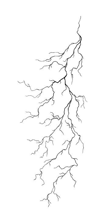 Thunder Tattoo Design, Lighting Tattoo Design, Lightning Strike Tattoo, Thunder Drawing, How To Draw Lightning, Thunder Tattoo, Lightning Bolt Tattoo, Lightning Tattoo, Bolt Tattoo