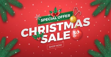 Christmas Sale Poster Design, Cny Poster, Christmas Sale Banner, Christmas Sale Poster, Web Header, Offer Banner, Christmas Ads, Christmas Promo, Banner Christmas