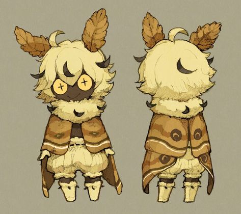 Moth Boy Character, Moth Oc Design, Moth Dnd Character, Cool Characters Design, Chibi Game Character, Moth Boy Oc, Moth Anime, Moth Oc Art, Cute Creature Concept Art