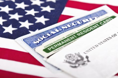 Social security and permanent resident card Social Security Benefits, Green Cards, Dream Board, Law Firm, Social Security, Nasa, Einstein, American Flag, The Help