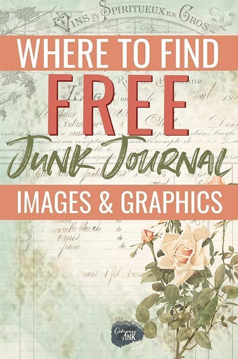 Where to find free junk journal images and graphics - whether you're looking to find some free junk journal printable kits for your next journal, or you're just looking for some vintage ephemera to help you finish your latest junk journal idea, this post is full of free resources! #junkjournal #journal #artjournal #bookbinding #DIY #craft Free Junk Journal, Journal Images, Journal Idea, Free Vintage Printables, Wine Bottle Diy Crafts, Journal Vintage, Journal Printable, Vintage Junk, Vintage Junk Journal