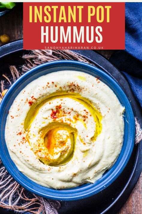 Creamy, smooth and the most delicious HUMMUS RECIPE ever! So much better than store bought! With really simple tricks, you can make our favourite dip with ease at home. Suitable for Vegan & Gluten Free diets! #instantpot #hummus #easyrecipes #dips