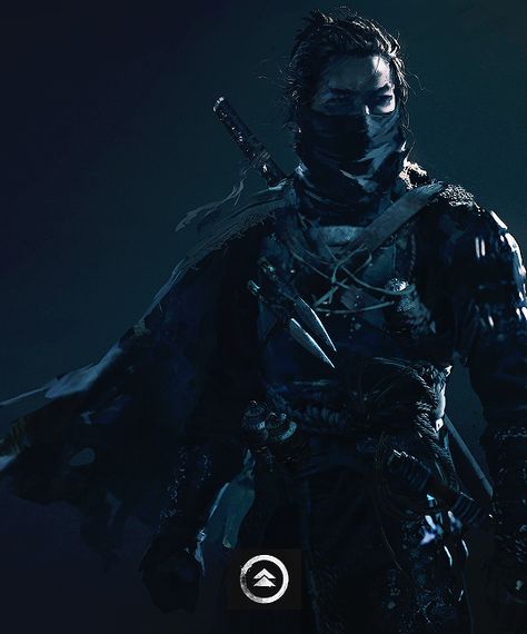 Ghost Of Tsushima Concept Art, Jin Sakai Art, Ghost Of Tsushima Armor, Samurai Character Art, Samurai Modern, Ghost Of Tsushima Art, Ghost Of Tsushima Jin Sakai, Jin Pfp, Samurai Assassin