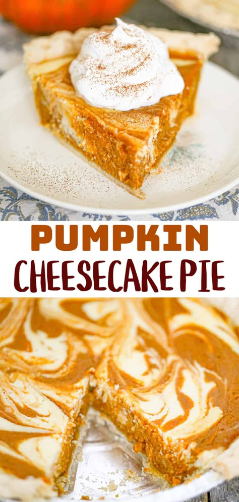 Cheese Pumpkin Pie, Thanksgiving Pumpkin Pie Recipe, Pumpkin Pie Cheesecake No Bake, Easy Pumpkin Pie Cheesecake, Easy Pumpkin Pie Cheesecake Recipe, Spiced Pumpkin Pie Recipe, Non Traditional Pumpkin Pie, Pumpkin Cream Cheese Pie Recipe, Pumpkin Cheesecake Pie Recipes