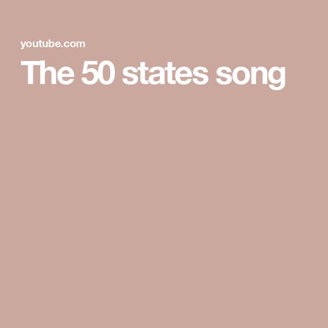 The 50 states song 50 States Song, States Song, The 50 States, From Tiktok, 50 States, Let Me Know, 50 %, Let Me, Songs