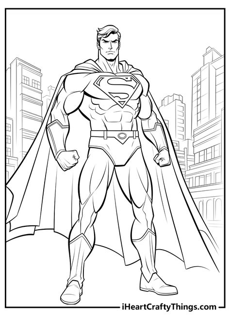 Superman Coloring Pages Superman Coloring Pages, Monster Truck Coloring Pages, Superhero Coloring Pages, Marvel Coloring, Superhero Coloring, Boy Coloring, Truck Coloring Pages, Comic Book Artwork, Coloring Sheets For Kids