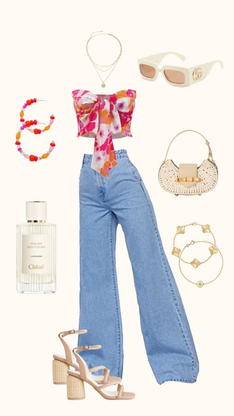 Shein Outfits, Everyday Fashion Outfits, Casual Day Outfits, Simple Trendy Outfits, Looks Chic, Cute Everyday Outfits, Summer Fashion Outfits, Girly Outfits, Casual Style Outfits