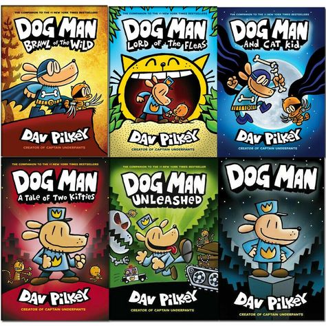 Dav Pilkey Dog Man, Man And Cat, Dog Man Book, Super Cute Kittens, Dav Pilkey, Evil Genius, Dog Man, Bank Robber, Evil Geniuses