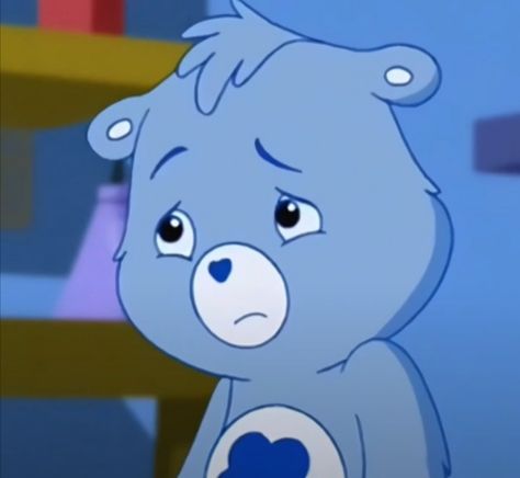 Grumpy sad Grumpy Bear Pfp, Grumpy Bear Aesthetic, Carebears Grumpy, Care Bears Aesthetic, Bears Aesthetic, Grumpy Care Bear, Bear Pics, Bear Icon, Bear Aesthetic