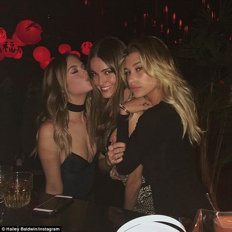 Gal pals: The PLL actress was joined by model friend Hailey Baldwin, 19, daughter of actor... Friend Tumblr, Photographie Indie, Foto Baby, Party Pictures, Best Friend Photos, Ashley Benson, Bff Goals, Bestie Goals, Bff Pictures