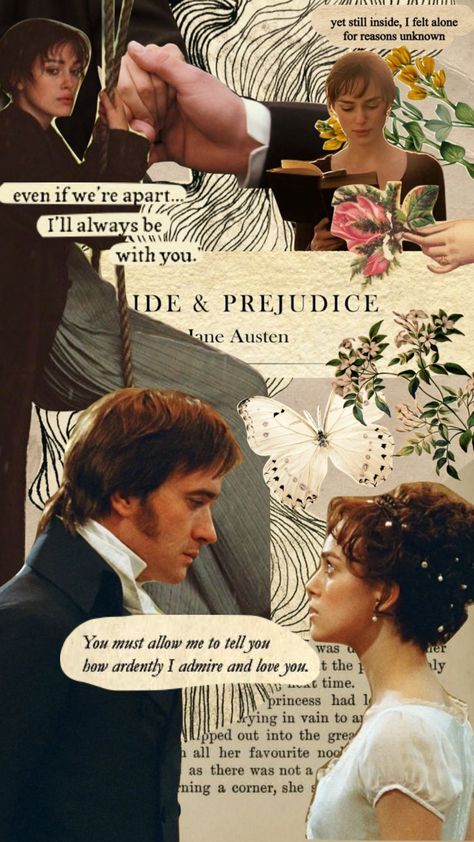 #prideandprejudice Movie Love Aesthetic, Pride And Prejudice Collage, Collage Romance, Fall Golden Hour, Mr Darcy And Elizabeth, Prejudice Quotes, Incandescently Happy, Pride And Prejudice Quotes, Darcy And Elizabeth