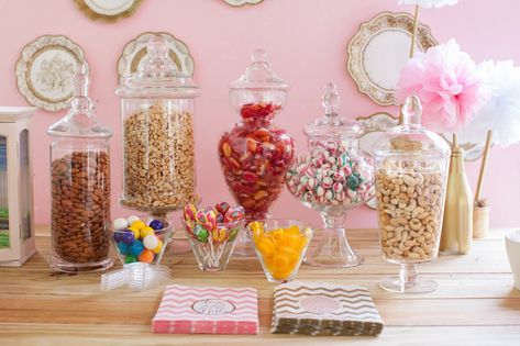 Bridal Shower Food Ideas, Bridal Shower Candy Bar, Bridal Lingerie Shower, Shower Food Ideas, Bridal Shower Themes, Sweets Bar, Bridal Shower Inspo, Fun Bridal Shower Games, Bridal Shower Planning