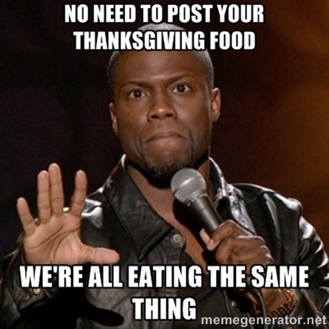 14 Thanksgiving Memes To Help You Survive The Holiday With Your Family Funny Kevin Hart, Happy Thanksgiving Memes, Funny Thanksgiving Memes, Thanksgiving Meme, Thanksgiving Jokes, Funny Boyfriend Memes, Aries Woman, Boyfriend Memes, Friend Memes