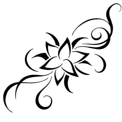 Floral Tattoo Stencil, Tato Henna, Muster Tattoos, Tattoo Stencil, Stencil Patterns, Tattoo Design Drawings, Creative Tattoos, Tattoo Stencils, Stencil Designs