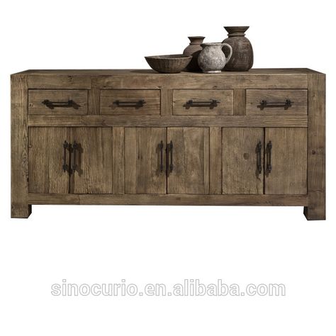 Chinese Reproduction Antique Wholesale Rustic Reclaimed Wood Distressed Sideboard Furniture - Buy Reclaimed Teak Wood Furniture,Vintage Reclaimed Wood Furniture,Reclaimed Ship Wood Furniture Product on Alibaba.com Distressed Sideboard, Teak Wood Furniture, Furniture Vintage, Reclaimed Wood Furniture, Distressed Furniture, Furniture Factory, Sideboard Furniture, Teak Wood, Wood Furniture