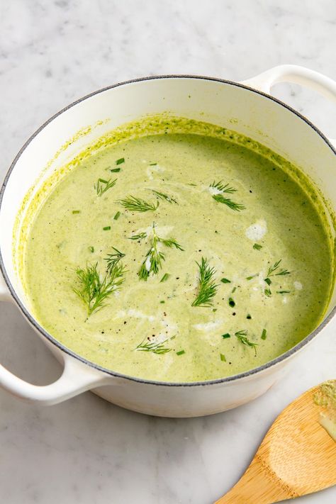 Dish, Food, Cuisine, Ingredient, Leek soup, Soup, Avgolemono, Velouté sauce, Vichyssoise, Produce, Cream Of Asparagus, Asparagus Dishes, Spring Soups, Easy Vegetable Soup, Cream Of Asparagus Soup, Creamed Asparagus, Low Carb Soup Recipes, Baked Asparagus, Easter Dinner Recipes