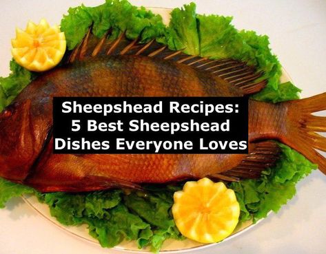 Sheephead Recipe, Sheepshead Recipe, Sheepshead Fish Recipe, Sheepshead Fish, Butter Fish Recipe, Miso Salmon Recipe, Air Fryer Fish Recipes, Hunting And Fishing, Shellfish Recipes