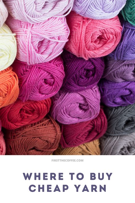 Where To Buy Cheap Yarn Cheap Yarn Where To Get, Where To Buy Yarn, Chunky Yarn Projects, Crochet Storage Bag, Cheap Yarn, Yarns Ornaments, Crochet Storage, Crochet Stitches For Blankets, Yarn For Sale