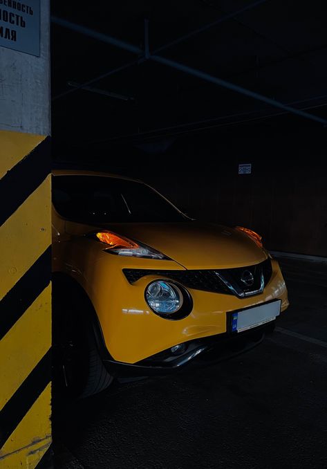 Yellow car Nissan parking juke машина желтая Ниссан паркинг Avenging Angel, Car Yellow, Car Aesthetics, Kristen Ashley, Nissan Cars, Yellow Car, Nissan Juke, Nissan, Vision Board