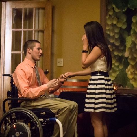 Paralyzed Man, Memorial Day Weekend, Getting Engaged, College Graduation, Special Moments, Wheelchair, Memorial Day, Good Things, In This Moment