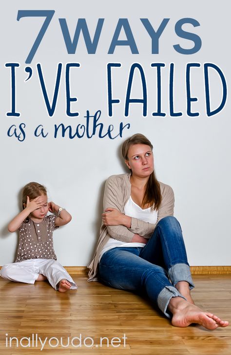 We've all felt like a failure at one point or another in our motherhood journey. You're not alone. Read more... :: www.inallyoudo.net Instead Of Watching Tv, Biblical Parenting, Mom Encouragement, Parenting Girls, Parenting Boys, Mom Life Hacks, I Failed, Little House On The Prairie, Parenting Help