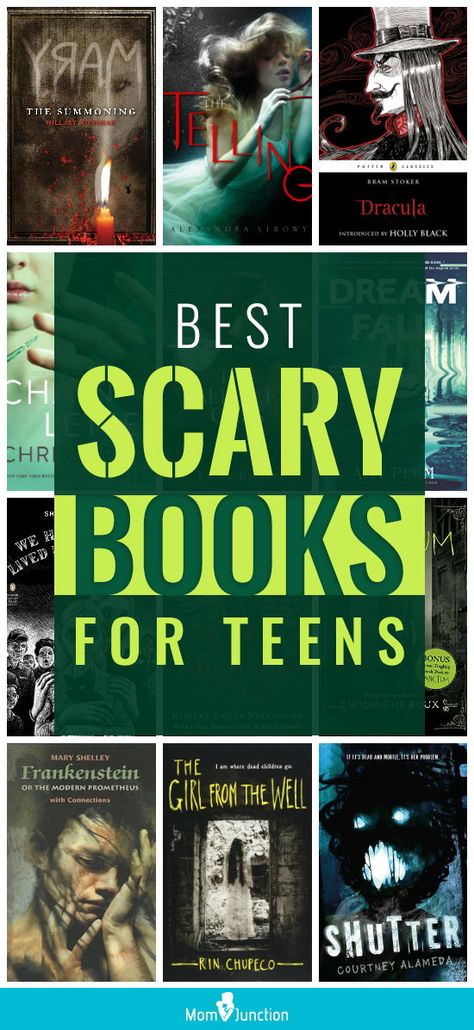 17 Best Scary Books For Teens : The creepy characters and element of suspense can have a strong influence on young adults, so much so that some might have nightmares where they find themselves battling the same scary characters. #books #teens #teenagers  #scarybooks #bestbooks #booksforteens Good Scary Books, Horror Books For Teens, Best Scary Books, Classic Horror Books, Books To Read Fiction, Best Horror Books, Fall Books To Read, Books For Halloween, Books For Young Adults