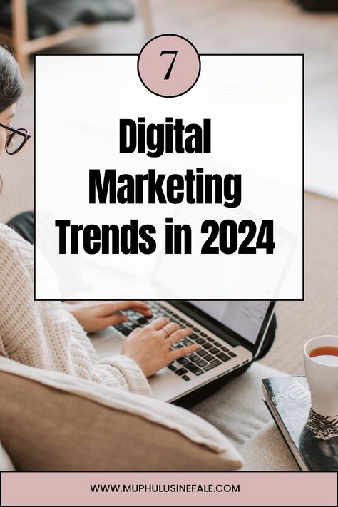 Things are changing, and I'm here to share seven trends that will make a splash in the digital marketing industry in 2024. Small Business Tools, Social Media Work, Digital Marketing Trends, Online Digital Marketing, Social Media Success, Social Media Marketing Business, Sms Marketing, Twitter Marketing, Digital Marketing Business